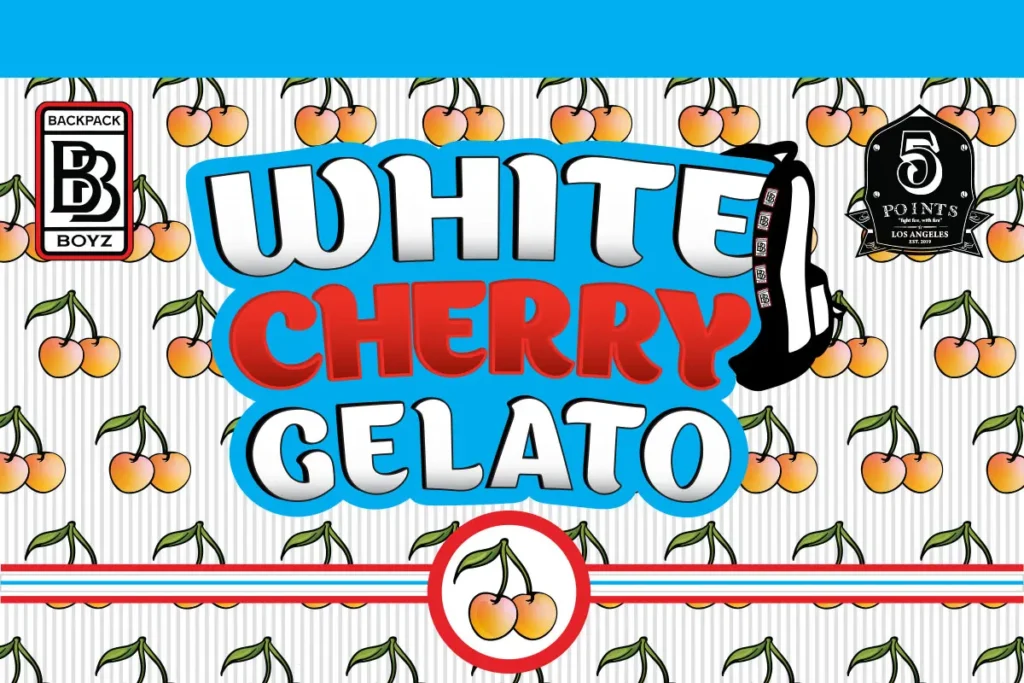 white-CHERRY-gelato - Da Green Corner Weed Delivery White Cherry Gelato Backpackboyz 2g Vape Disposable – A sleek, high-quality vape pen with a smooth, flavorful experience, featuring the White Cherry Gelato strain. Known for its balanced effects and sweet, fruity profile, this 2g disposable vape delivers convenience and potency in a portable design